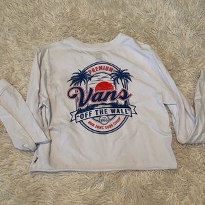 Vans / Ron Jon  Cropped Long Sleeve Tee